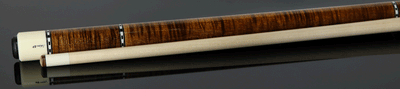 Schon STL1 Dark Stained Curly Maple Pool Cue - STL1SPCURDS2