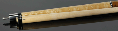 Schon STL1 Dark Stained Birdseye Maple Pool Cue - STL1SPBEDS