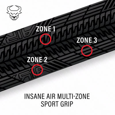 Bull Carbon Pink Perfection Insane Air Jump Cue with Multi-Zone Sport Grip Wrap