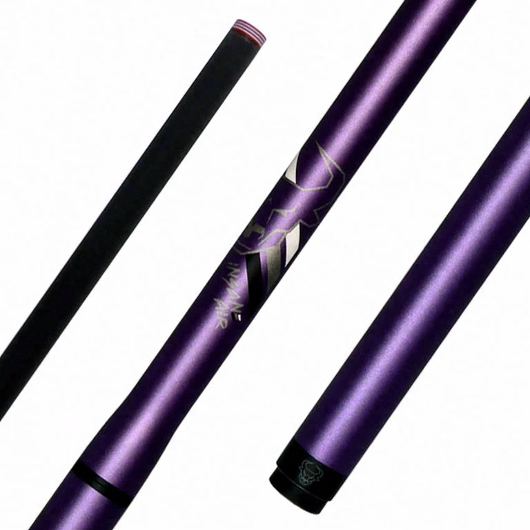 Bull Carbon Insane Air Purple Wrapless 3-Piece Jump Cue
