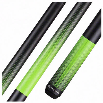 Players Classic Series Matte Lucious Lime and Black Graphic Pool Cue - C705