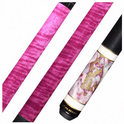 Players Classic Series Purple Maple, Stone and Gold Dust Graphic Pool Cue - C946