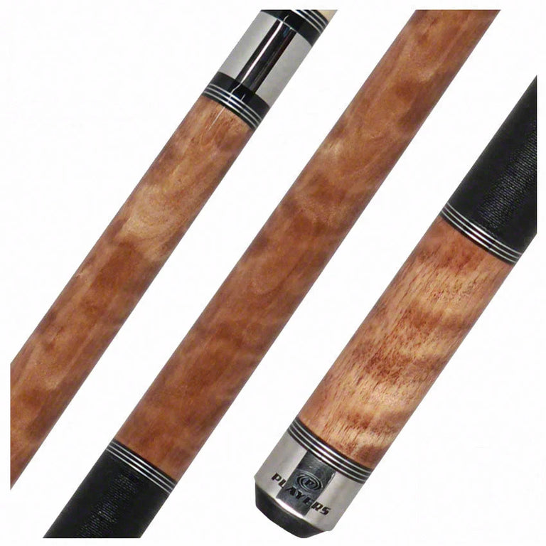 Players Classic Series Nutmeg Stained Maple with Linen Wrap Pool Cue - C950