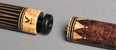 EVO Crystal Umber Crest No Wrap Pool Cue Maxbing Edition