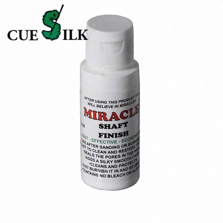 Cue Silk Miracle Shaft Finish 2oz Bottle
