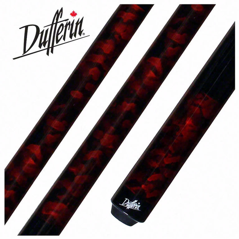 Dufferin Marbled Red Dream Pool Cue - D202