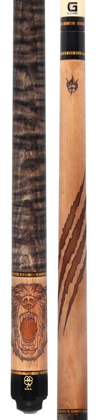 McDermott G339 3D Grizzly Bear Wildfire Cue