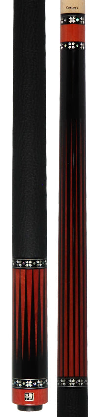 Cuelees Begonia Pool Cue with Black Sharkskin Wrap - LS-B08