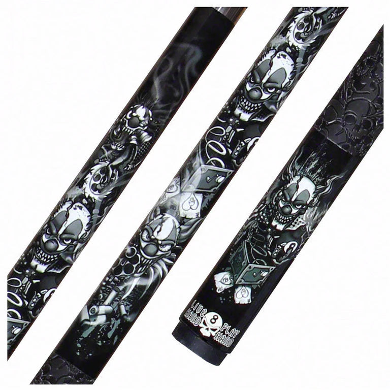Players Demented Clowns Graphic Pool Cue - DCN
