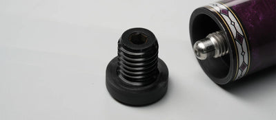 EVO Beast Amethyst Lion Leather Wrap Pool Cue Maxbing Edition