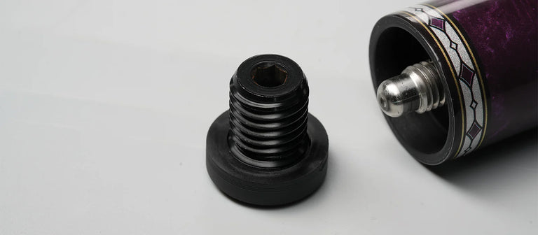 EVO Beast Amethyst Lion Leather Wrap Pool Cue Maxbing Edition