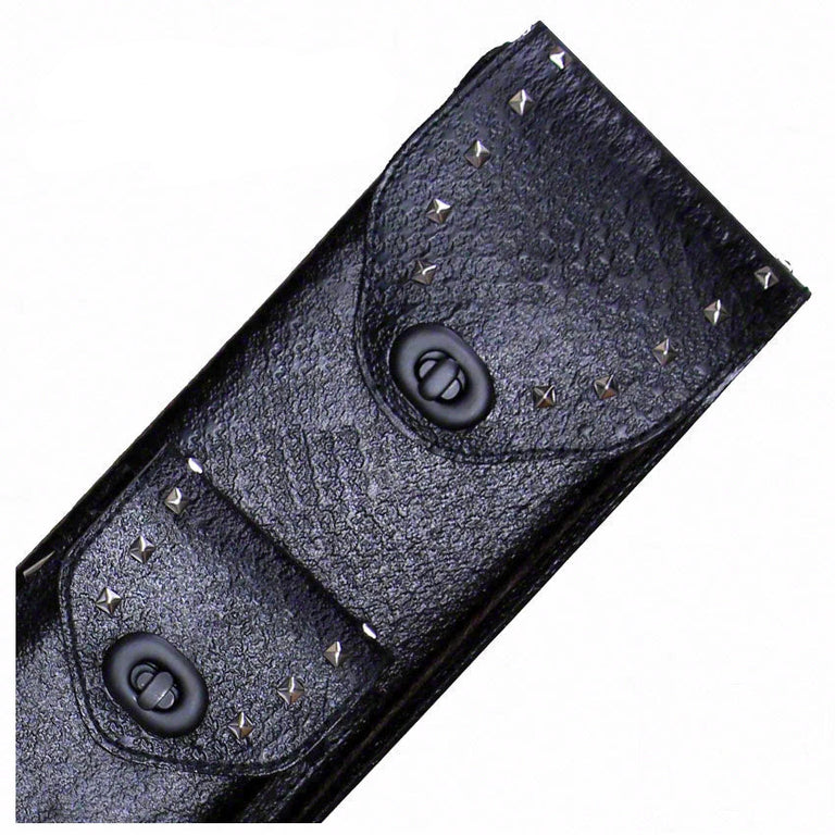 Instroke FIT-D Black Leather Pool 2x4 Cue Case - FIT24D