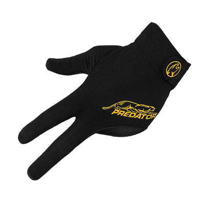 Predator Second Skin Closed Finger Left Hand Pool Cue Glove - Black/Yellow