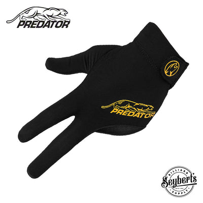 Predator Second Skin Closed Finger Left Hand Pool Cue Glove - Black/Yellow