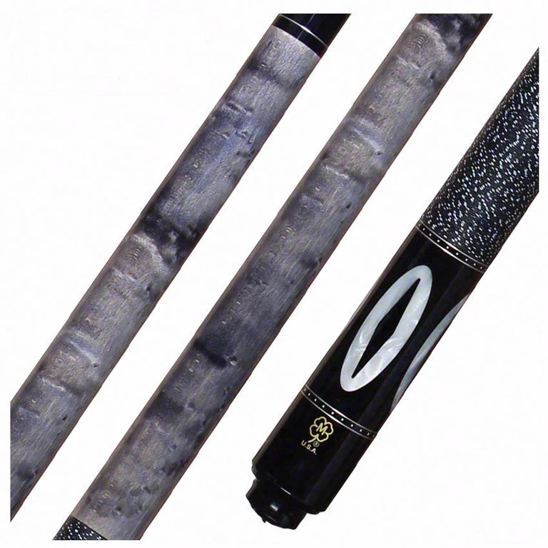 McDermott G Series Light Gray Stained Maple with White Pearl Inlays Pool Cue - G214