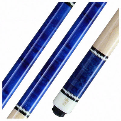 McDermott G Series Pacific Blue Stained Maple with Natural Maple Wrapless Pool Cue - G230