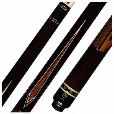 McDermott G Series Rosewood Forearm with Bocote Points Wrapless Pool Cue - G520