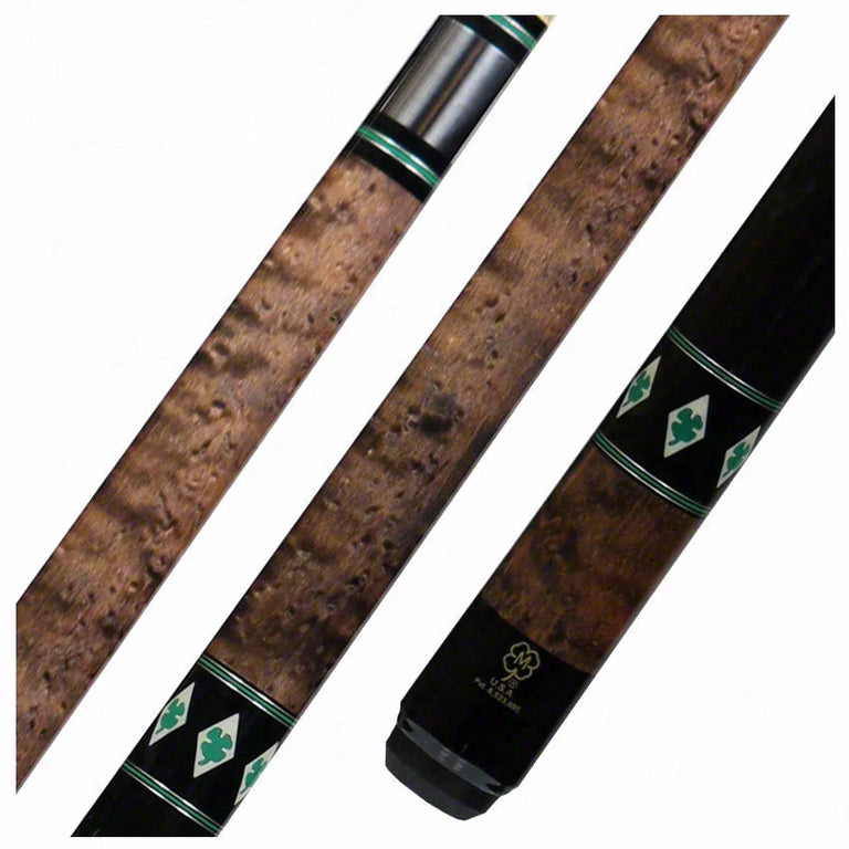 McDermott H Series Birdseye Maple with 4 Clover Pool Cue - H850