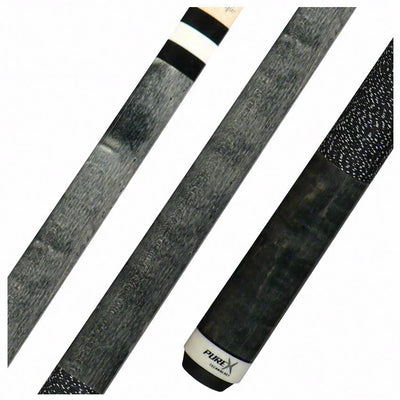 PureX Technology Pool Cue - Smoke Grey Stained Birdseye Maple - HXTC12