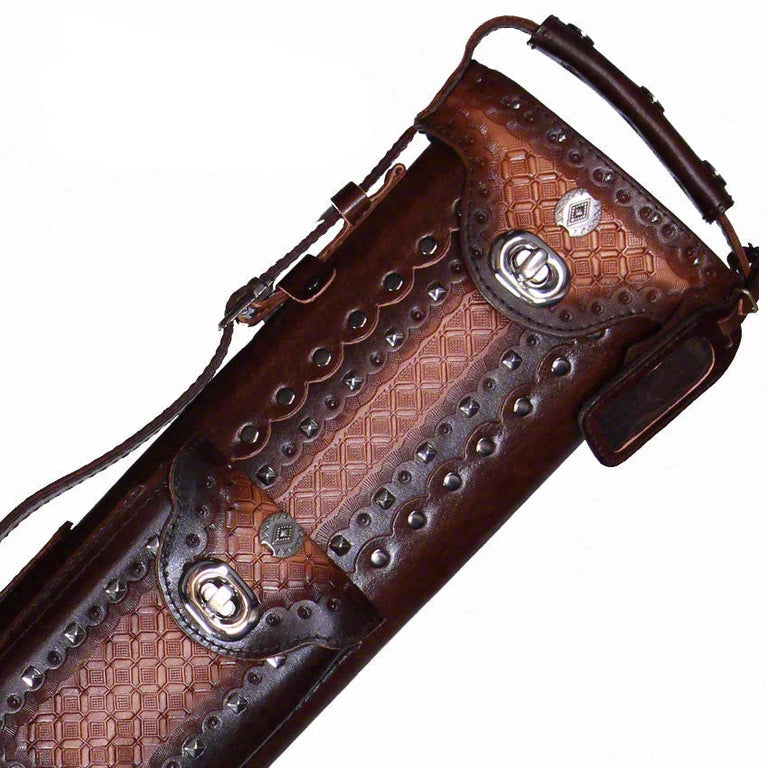 Instroke Southwest Brown 3x7 Pool Cue Case - INSW37BR