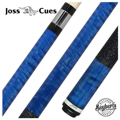 Joss Blue Stained Pool Cue - JC10-01BL