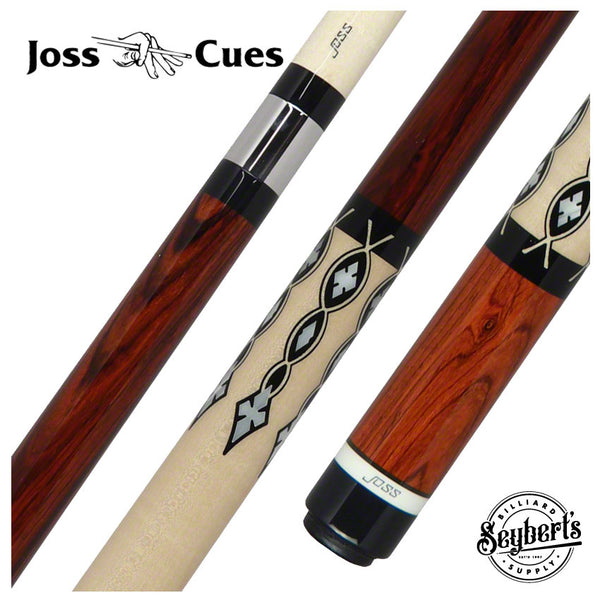 Joss Cocobolo Pool Cue - JC20-136C - Seybert's Billiards Supply