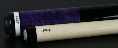 Joss Purple Stained No Wrap Pool Cue - JCPUR