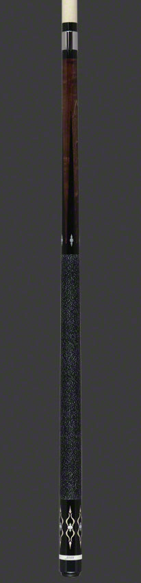 Joss Brown-Stained Curly Maple with Maple Inlays Pool Cue - JC20-154