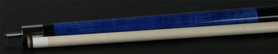 Joss Blue Stained No Wrap Pool Cue - JCBLUE