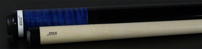 Joss Blue Stained No Wrap Pool Cue - JCBLUE