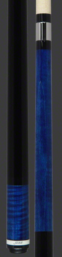 Joss Blue Stained No Wrap Pool Cue - JCBLUE