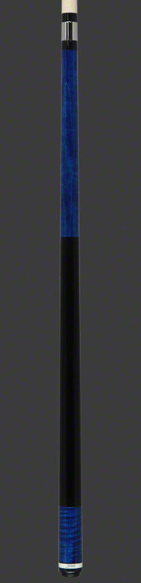 Joss Blue Stained No Wrap Pool Cue - JCBLUE