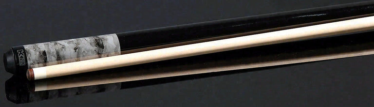 K2 Matte Gray Smoke Matte Graphic No Wrap Pool Cue with 12.5mm LD Shaft