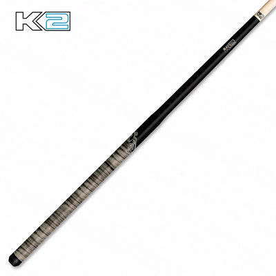 K2 Black and Gray Curly Maple 6 in 1 No Wrap Break/Jump Pool Cue