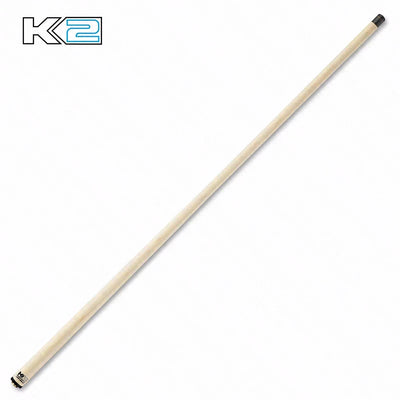 K2 Black with Red Curly Maple 6 in 1 No Wrap Break/Jump Pool Cue