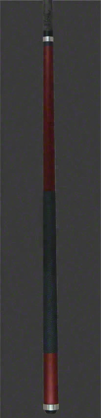 Bull Carbon Burgundy Stained Pool Cue with Bull Carbon Shaft - LD13