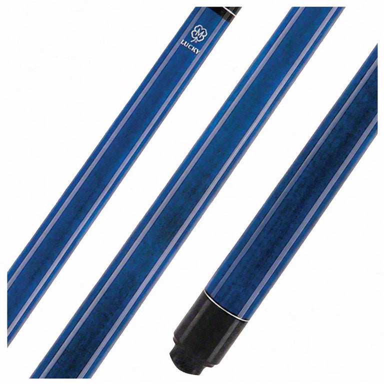 Lucky Blue No Wrap Pool Cue - L02