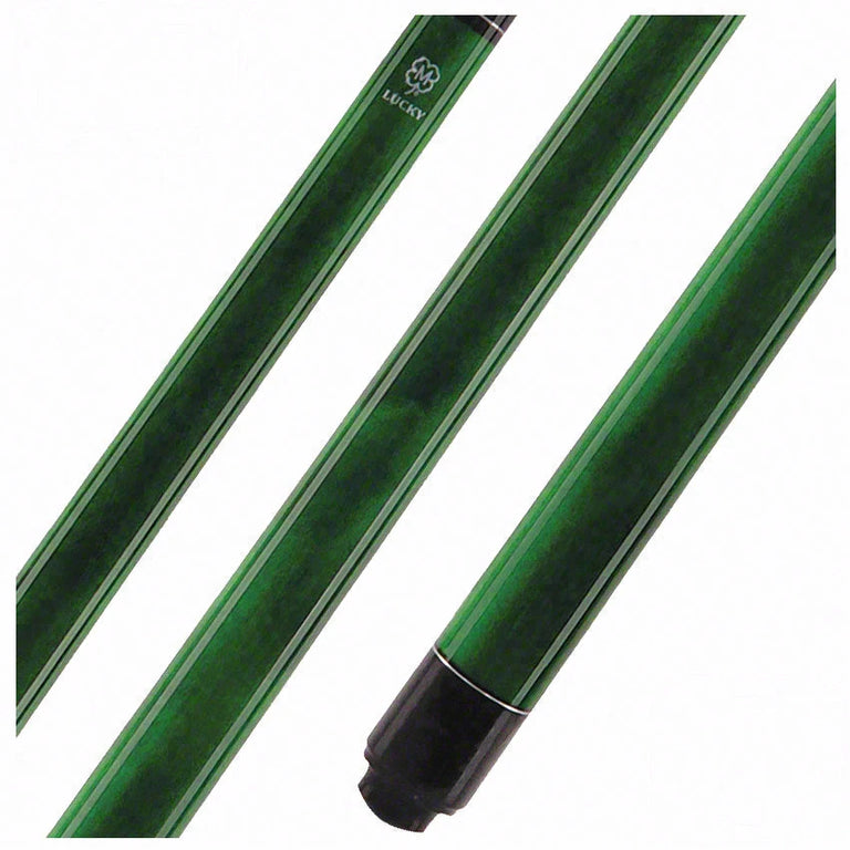 Lucky Green No Wrap Pool Cue - L03