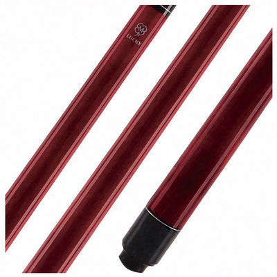 Lucky Red Stained Maple No Wrap Pool Cue - L05