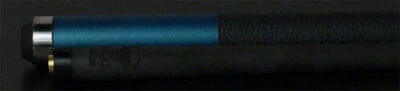 Bull Carbon Teal Stained Pool Cue with Bull Carbon Shaft - LD14