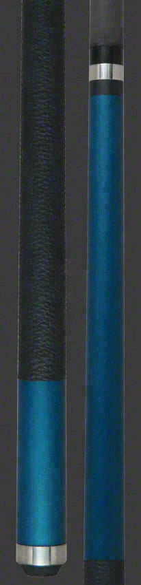 Bull Carbon Teal Stained Pool Cue with Bull Carbon Shaft - LD14