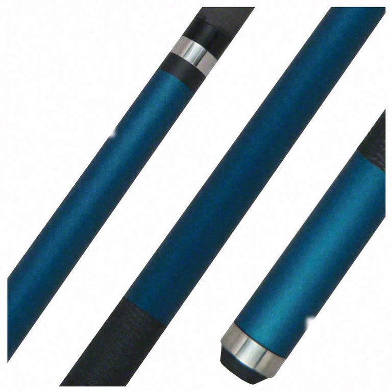 Bull Carbon Teal Stained Pool Cue with Bull Carbon Shaft - LD14