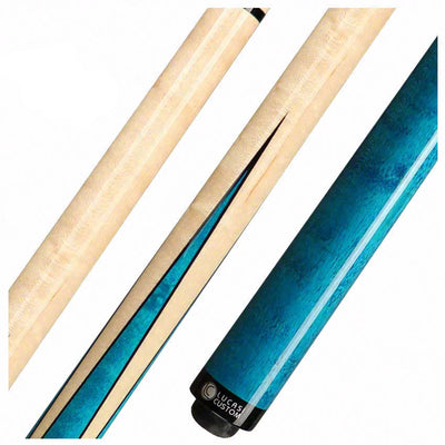 Lucasi Zero Flexpoint Teal Sneaky Pete Pool Cue - LZ2000SPT