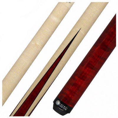 Lucasi Zero Flexpoint Red Sneaky Pete Pool Cue - LZ2000SPR