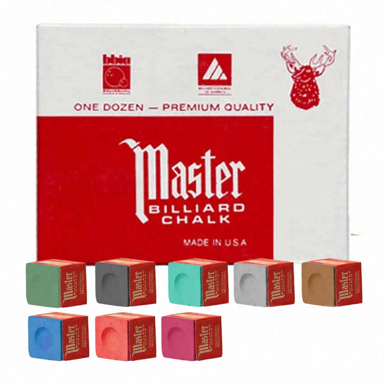 Master Pool Chalk - 1 Dozen