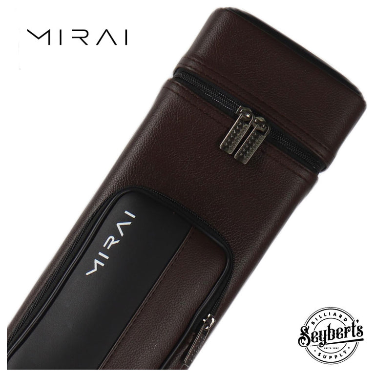 Mirai Brown and Black 4x6 Hard Pool Cue Case