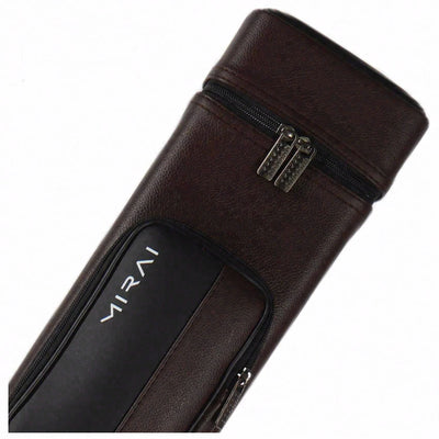 Mirai Brown and Black 3x4 Hard Pool Cue Case - MRIBR