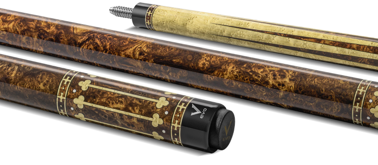 EVO Royale Gilded Oak No Wrap Pool Cue
