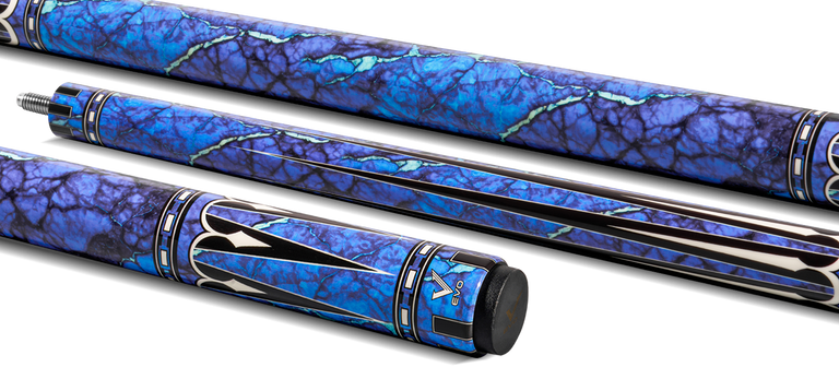 EVO Gemstone Skyflare No Wrap Pool Cue