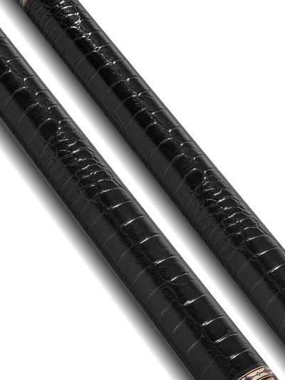 EVO Beast Amethyst Lion Leather Wrap Pool Cue